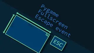 [Python] Pygame Fullscreen EscEvent