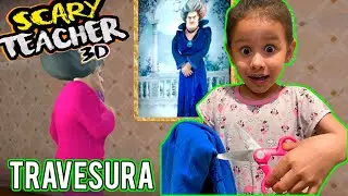 Le Corto el Vestido Favorito a Mi Maestra Loca | Scary Teacher 3D | Vale Gamer