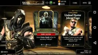 MKX Mobile New Mobile to Console rewards
