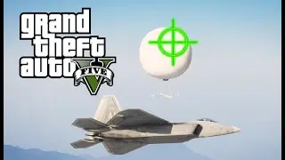 Chinese Spy Balloon vs. F-22 Raptor in GTA V