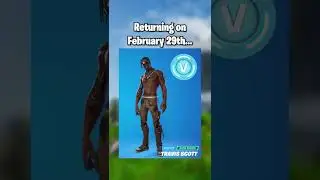 The Travis Scott skin is RETURNING to Fortnite…