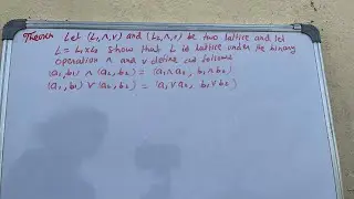 Boolean Algebras (sub lattice)semester 5. L12
