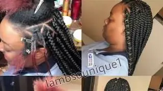 |TUCK GAME OFFICIAL| How to tuck natural hair color in braiding hair