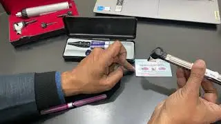 How to use E Abron ENT Otoscope ENT Ear checking Instrument parts assembling working demo