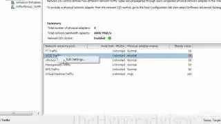 Enable Network I/O Control