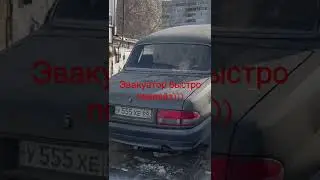 Эвакуатор быстро доставил дедушкину волгу