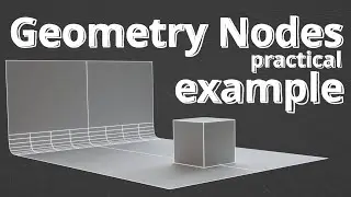 Geometry Nodes a practical example: Backdrop