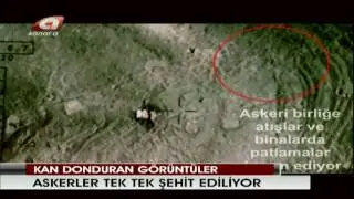 TSK-PKK heron`dan cekilmis canli Hantepe Catisma SKANDALí.