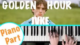 GOLDEN HOUR - JVKE Piano Tutorial [chords accompaniment]