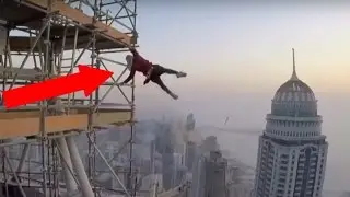 10 Жутких Моментов Паркур, в Шаге от Смерти