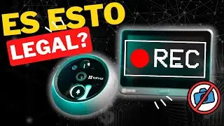 🚷 ¿LEGAL O ILEGAL? Ladrones NO, MIRILLA digital EZVIZ CP4. no te ROBARÁN facil