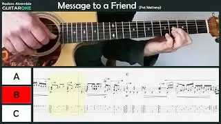 Message To A Friend - Pat Metheny - Guitar Tabs & Score