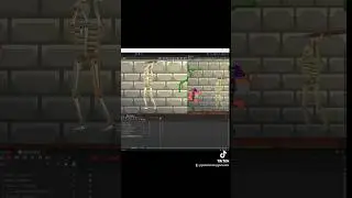 made a spooky scary skeleton enemy for my game Wizard Shrimp