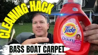 Carpet Cleaning HACK for Your BASS BOAT! #basstracker #bassboat #trackerboats
