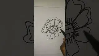 #shorts/Drawing flower easy to draw(Mani creative world)