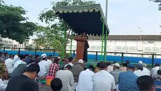 CERAMAH SHOLAT IDUL FITRI 1 SYAWAL 1444H. LAPANGAN HOCKEY DHARMAWANGSA - SURABAYA