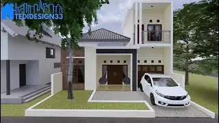 Desain rumah minimalis 9.5 X 20