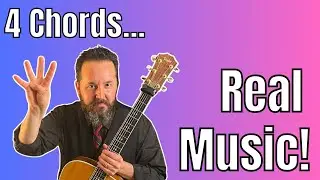 Learn Four Essential Guitar Chords To Play Real Music