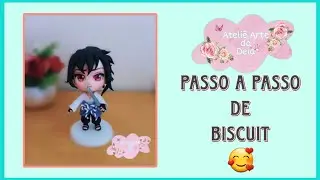 Passo a passo Sasuke  fofuxo de biscuit #bonecodebiscuit #biscuit #chibi #sasukeuchiha
