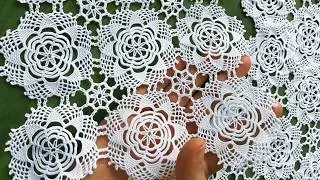 You Won't Believe That Crocheting is So Easy🧶 Motif Crochet Pattern Design Crochet Flower ❕ Blanket