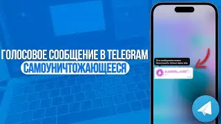 Как отправлять самоуничтожающееся голосовое сообщение в Telegram? За 1 Клик!