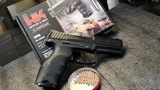 Umarex Airgun VP9 Granted by Heckler & Koch unboxing and testing #airgun