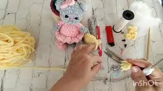 подробный МК на кошечку крючком .