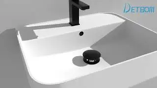 How to install a black sink drain reference DPX002MB