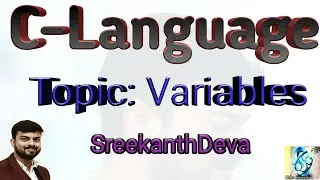 Types of variables | local, global, static, auto, extern variable examples | C-85 | SreekanthDeva.