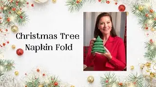 Christmas Tree Napkin Fold