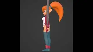 Waven Iop Fan art                    #fanart  #wakfu #ankama #waven #ankamagames #beautiful #blender