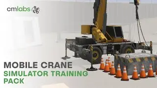 Mobile Crane Simulator Training Pack |  RTC Simulator | CM Labs Simulations