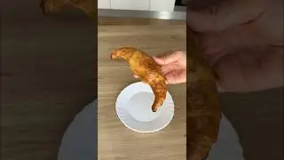 CROISSANT HECHO CON PAPEL DE ARROZ 😱 #dulcesaludable