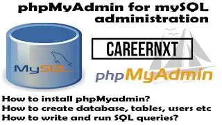 How to Install phpMyAdmin, create mySQL database and table in phpMyAdmin (Hindi )