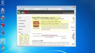 Convert a web page to PDF from Internet Explorer New