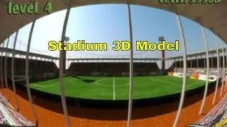 3D Model of Stadium Level 4 Day Review