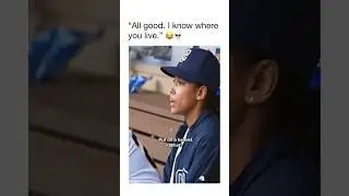 “All good. I know where you live” 😂 