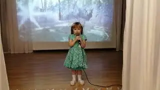 "Пришла зима" сл. и муз. Л Горцуевой. Исполняет Меньщикова Даша, 4 года