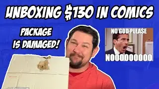 Unboxing $130 In Comics | USPS Damaged Package