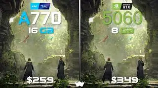 ARC A770 16GB vs RTX 5060 8GB | Tested in 10 Games | 1080P