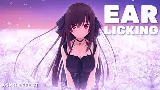[ASMR Effect] Ear Licking 🦔 Asmr Sounds (No Talking)