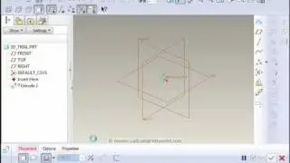 Opening ProENGINEER - for beginners.wmv