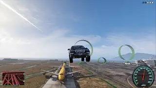 GTA V Airport Stunt With 20 Different Cars #gta5 #games #gtaonline #trending