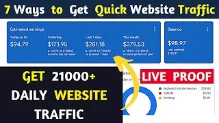 7 Ways to get quick website traffic without SEO