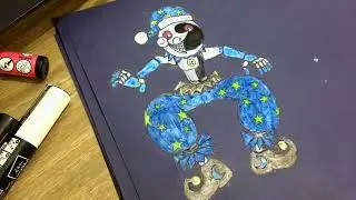 Drawing MOONDROP FNAF ANIMATRONICS