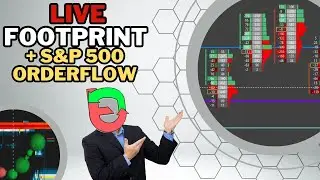 📸 Live S&P 500 Trading Session: Using Footprint (Sierra charts) to Analyze ES Order Flow