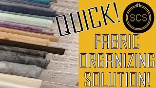 A Quick and Simple Cross Stitch Fabric Organizing Solution? 🙀 FINALLY!!!