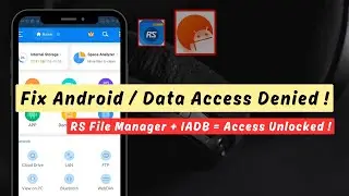 How to fix Android Data not Accessible with RS File Manager + iAdb 💥✅👌