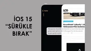 İOS Hızlı ipucu:İphone'da Sürükle-Bırak