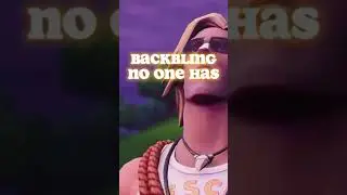 The Rarest BackBling In Fortnite 😎